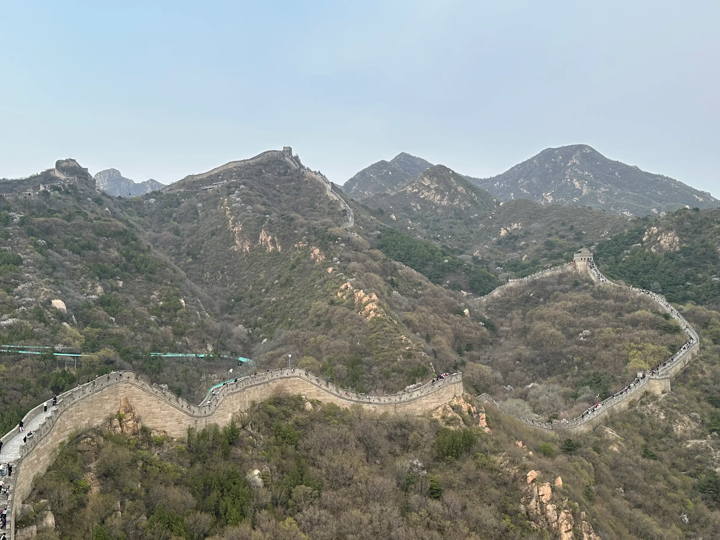 Wall in the distance