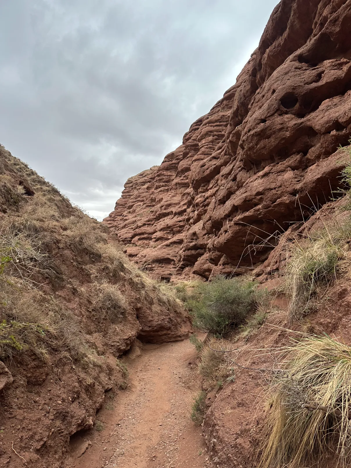 View from the start of the canyon