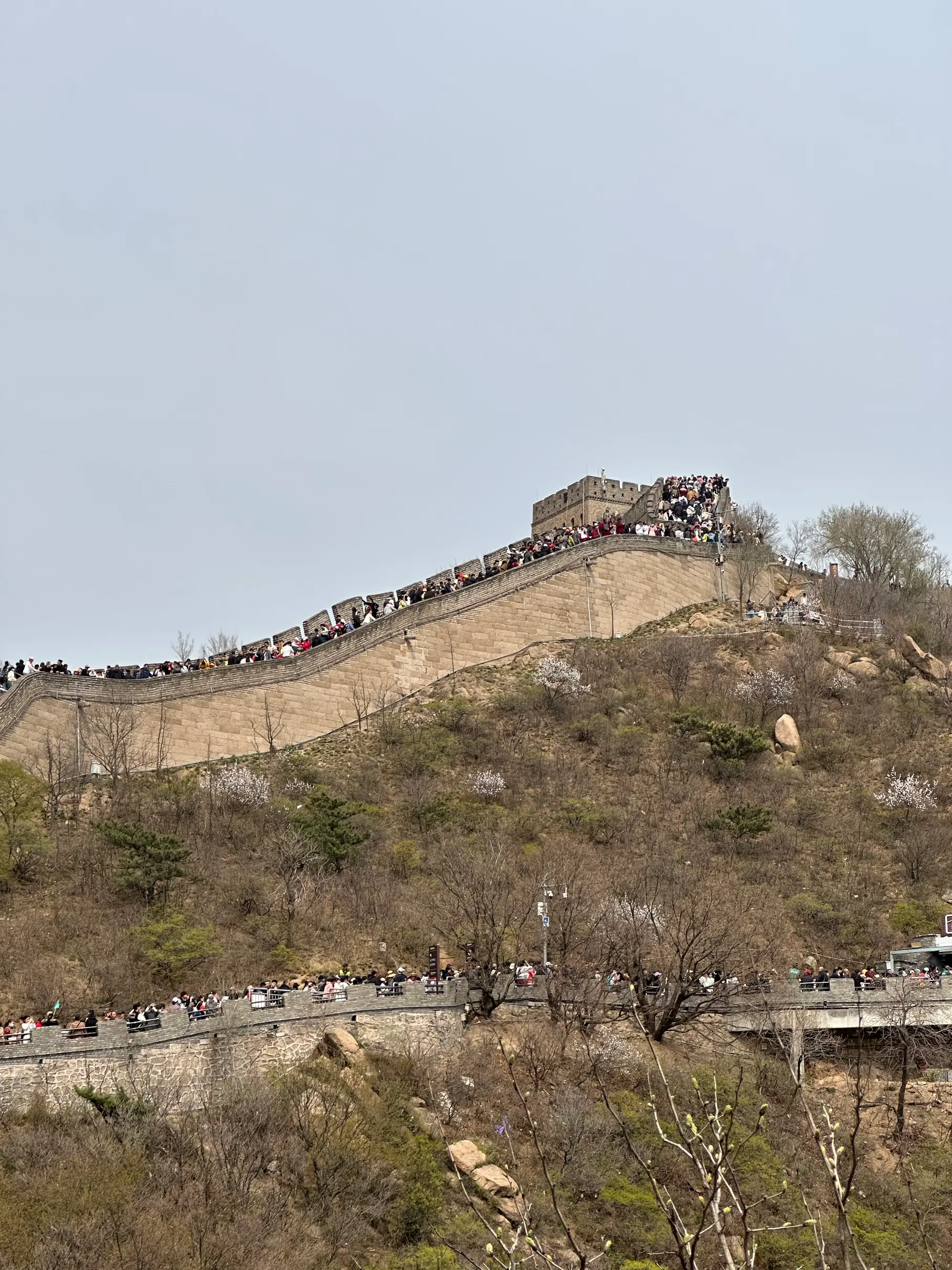 Badaling great wall crowds