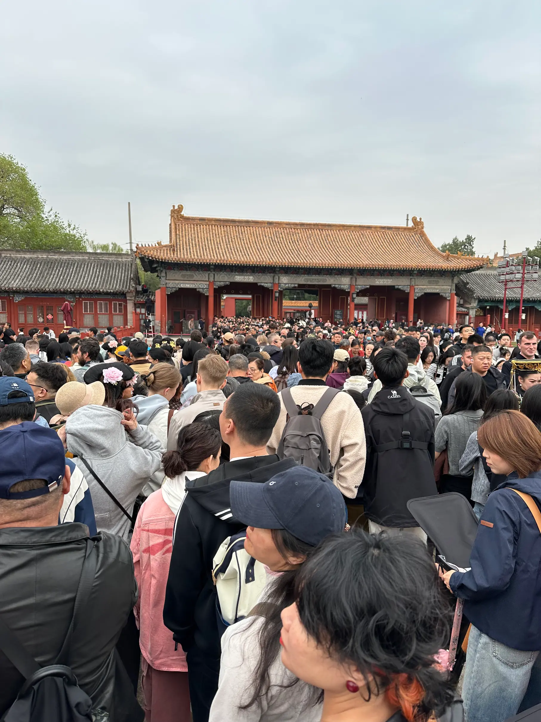 Forbidden city crowds