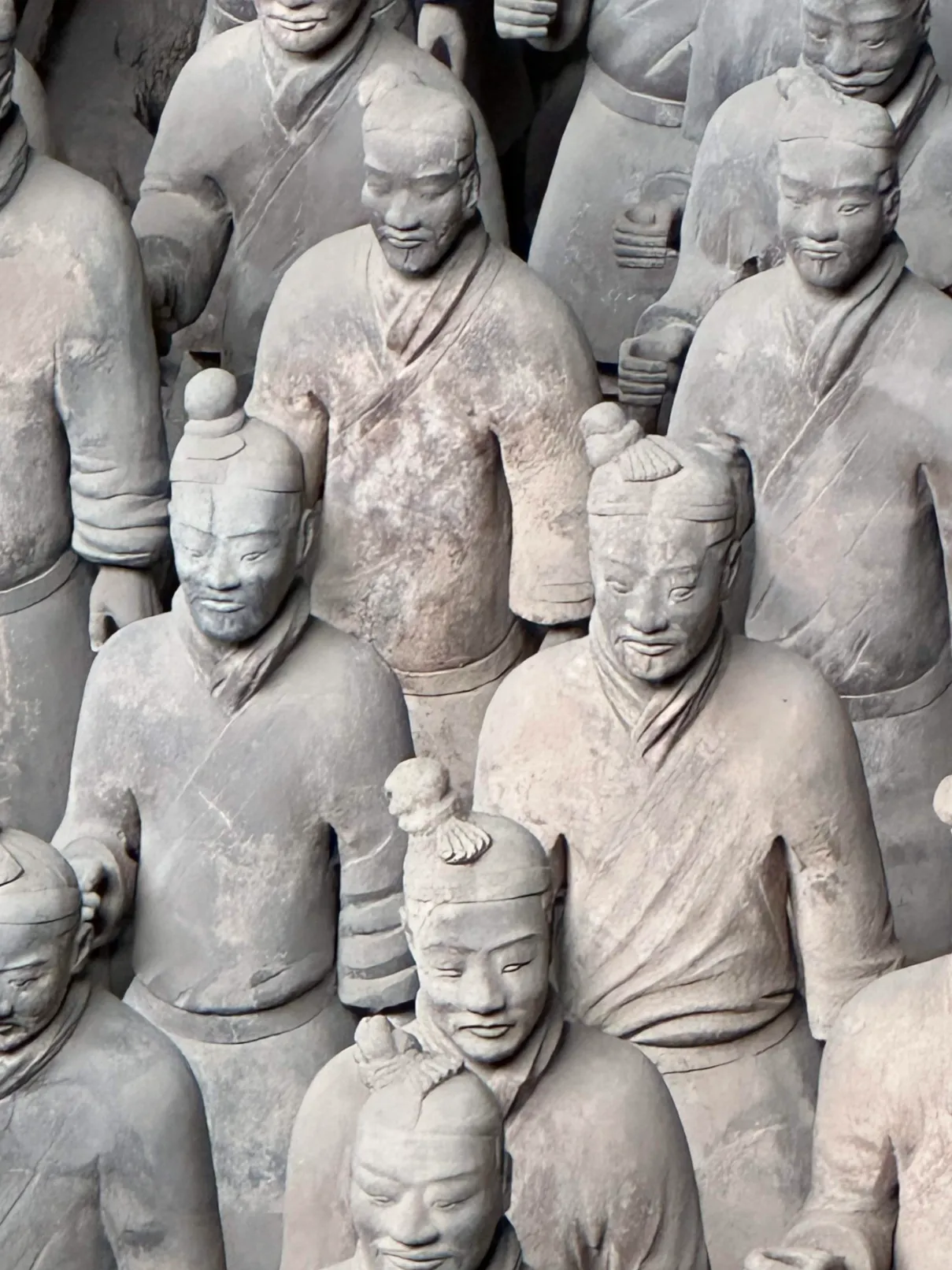 Close up of Terracotta Warriors
