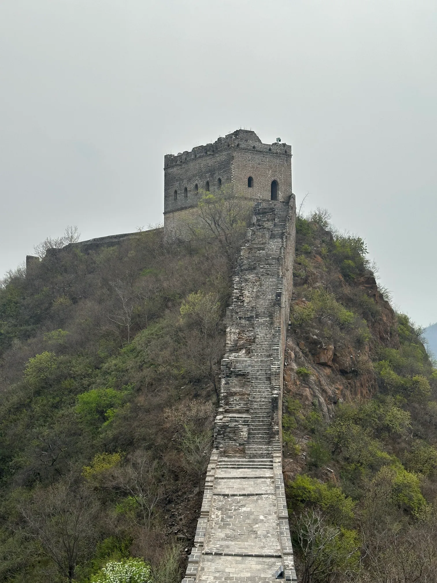 The great wall of china close up