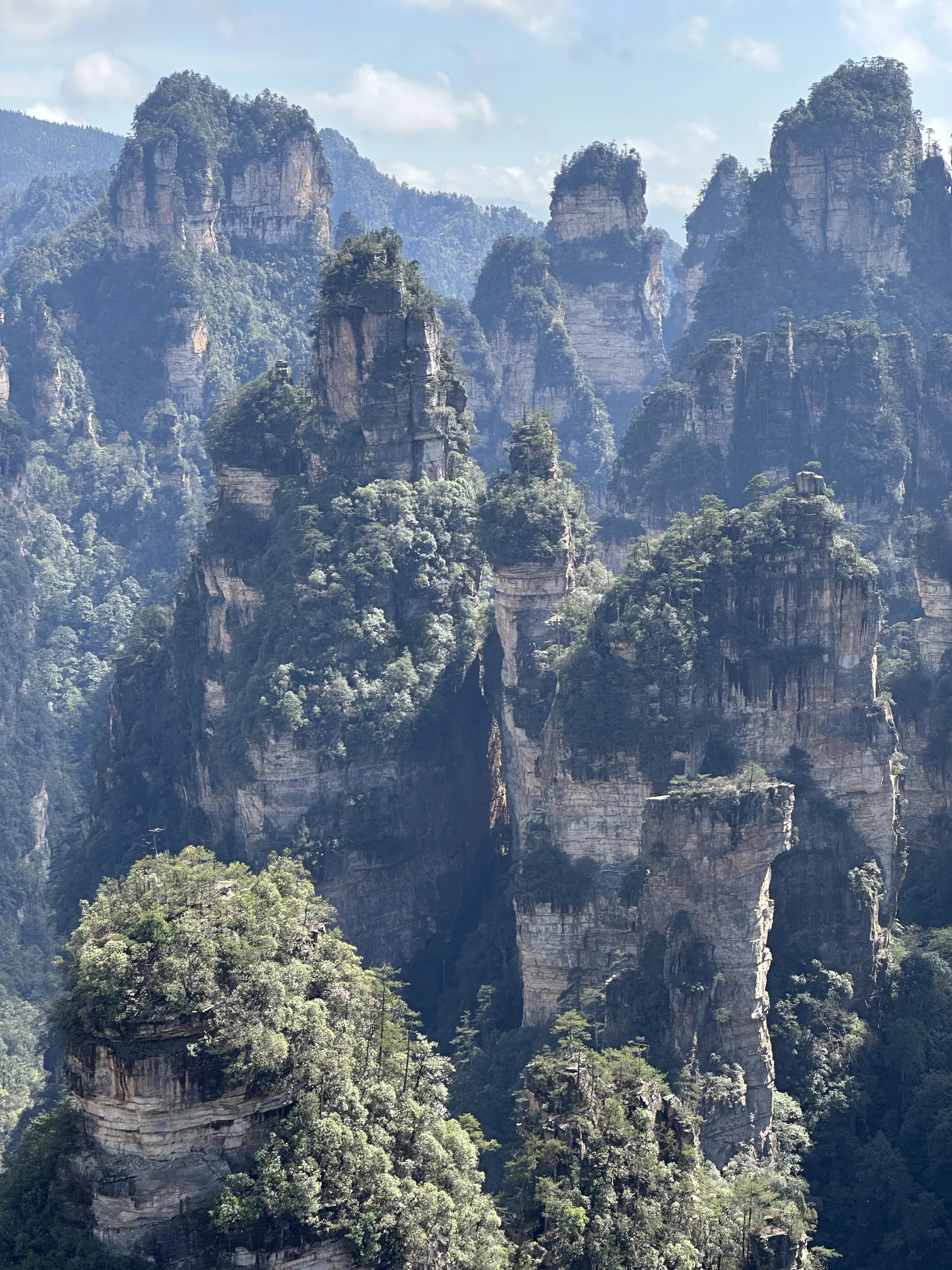 Mountain in the sun portrait