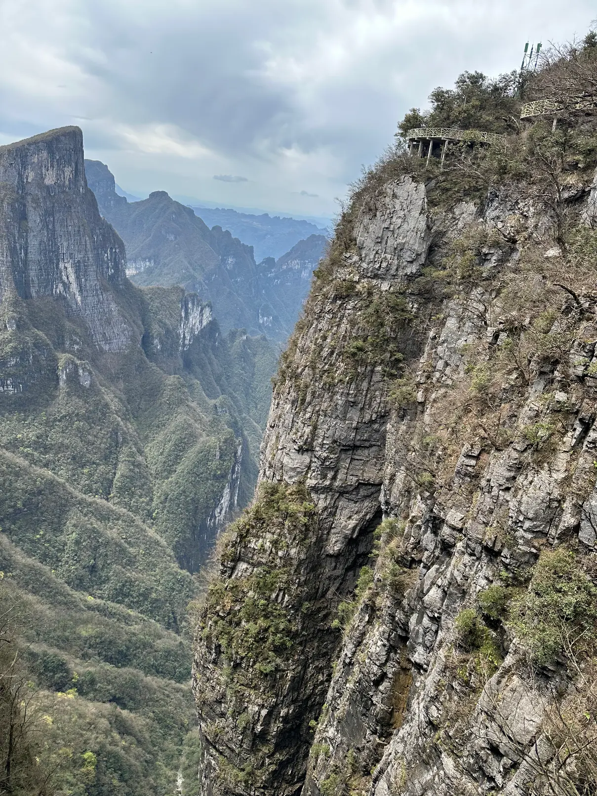 Tianmen mountain walking path