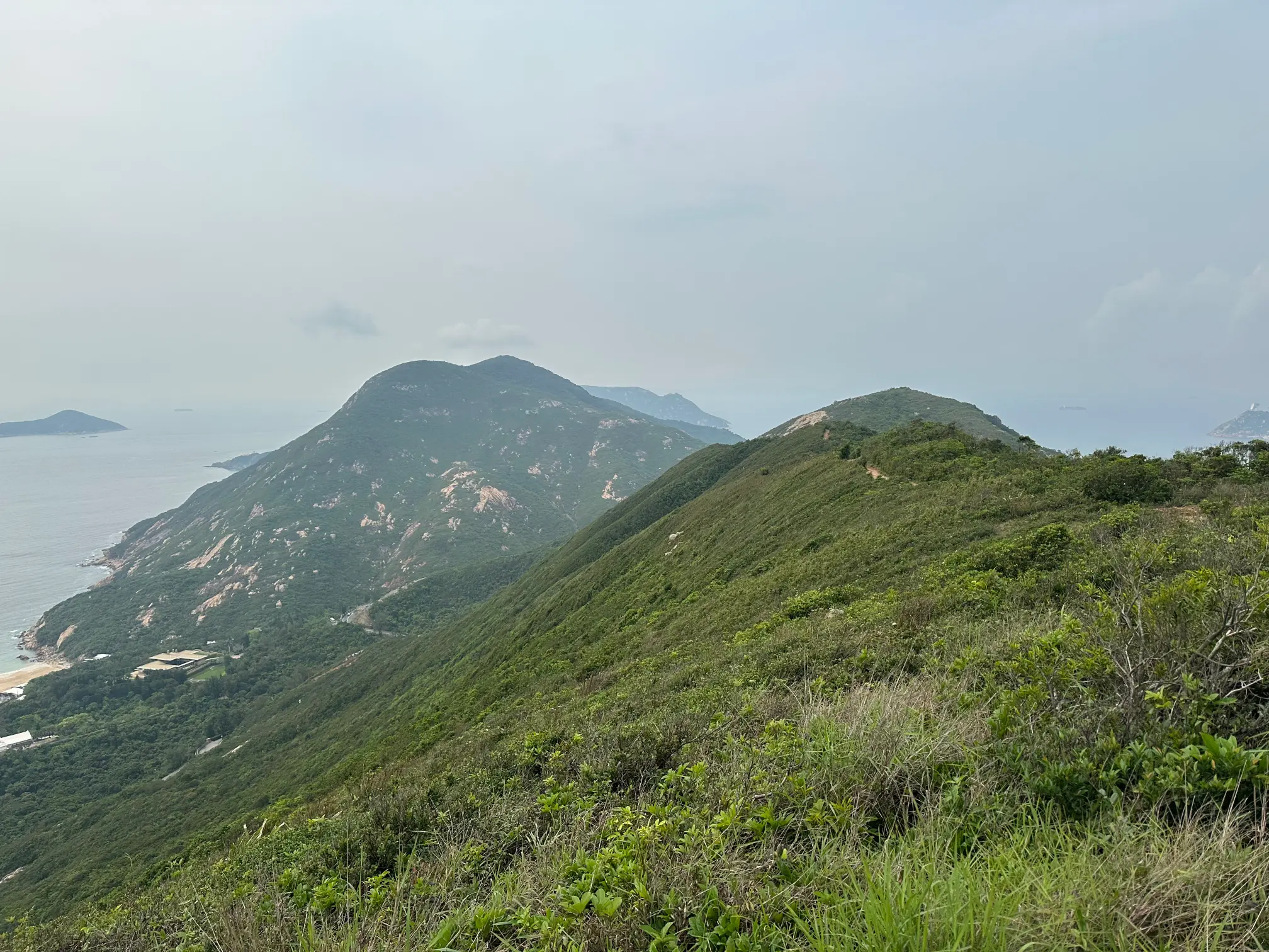 Dragons back hike view landscape
