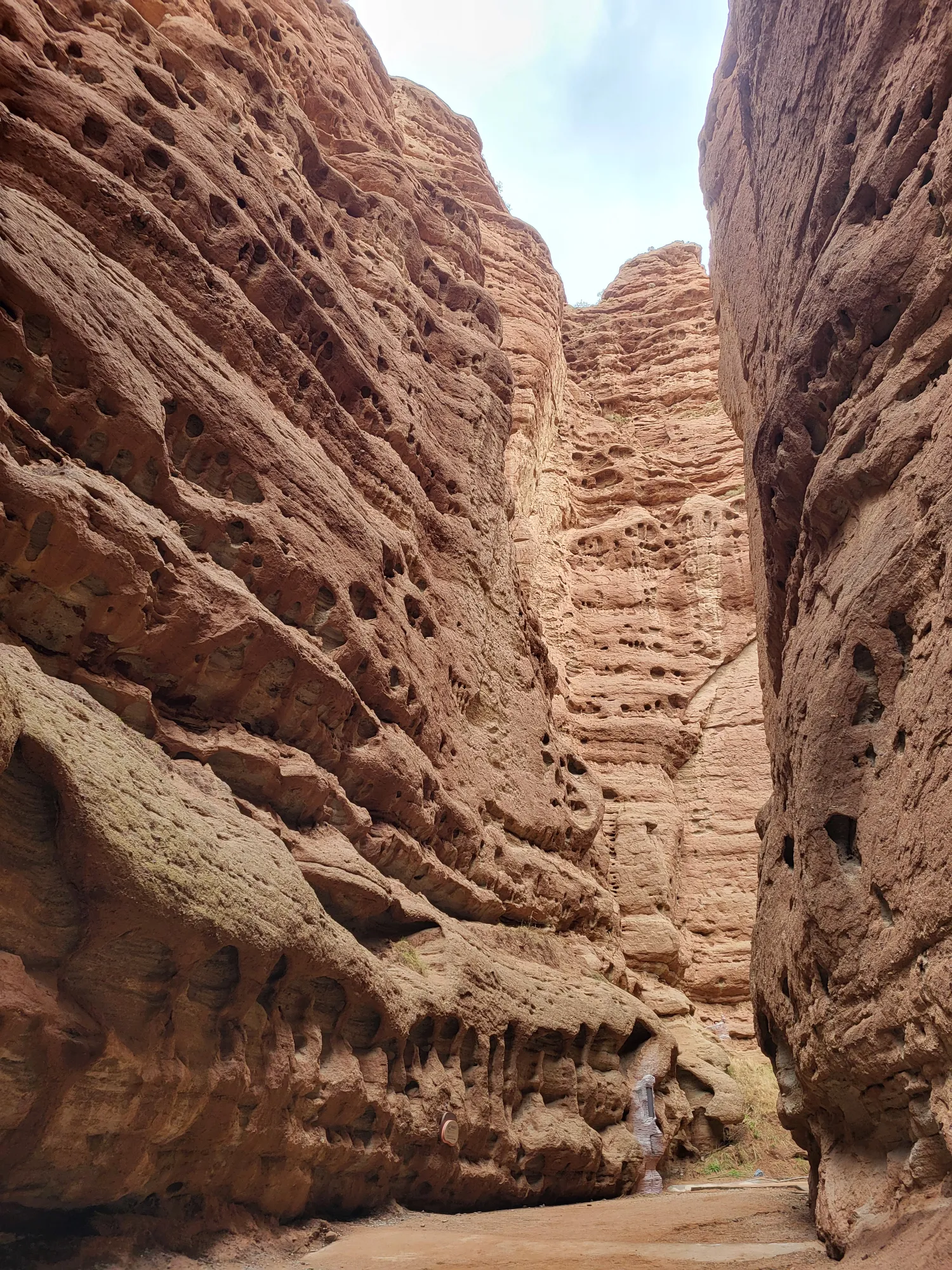 View of the canyon walls