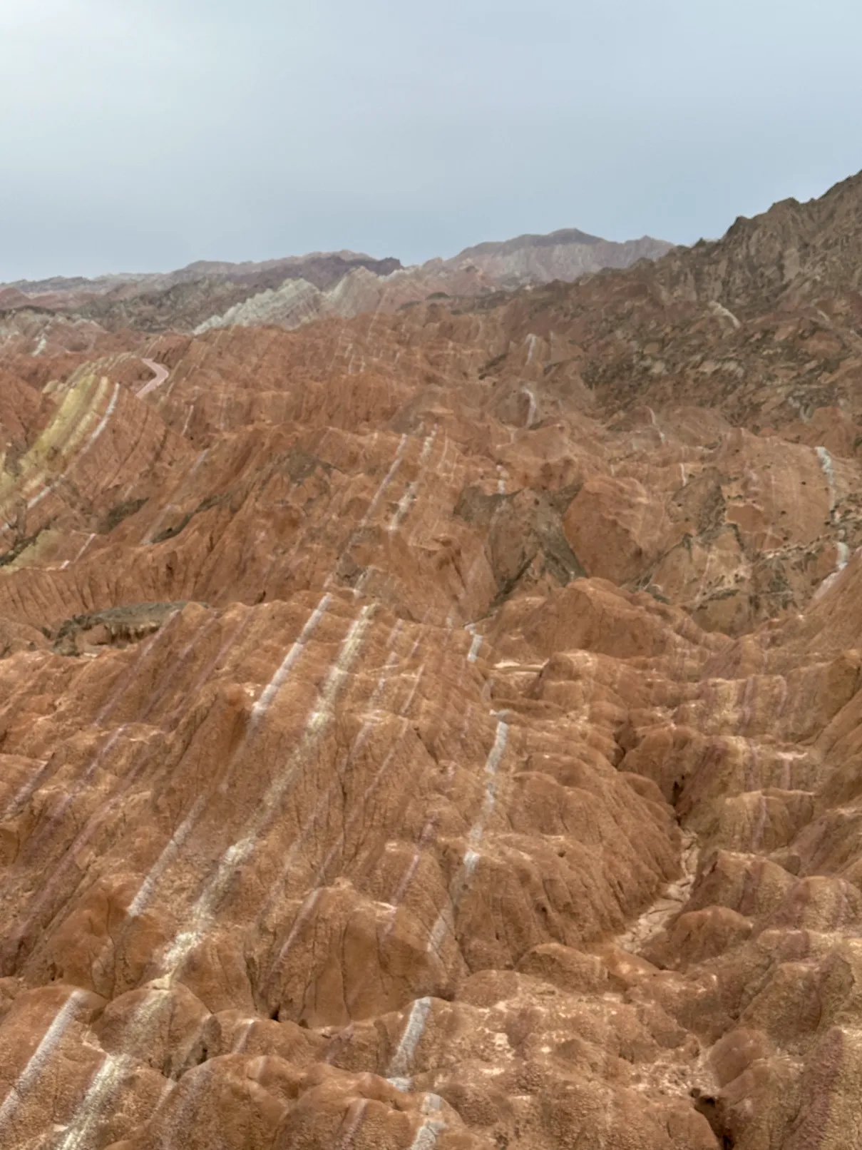 Rocks with white lines