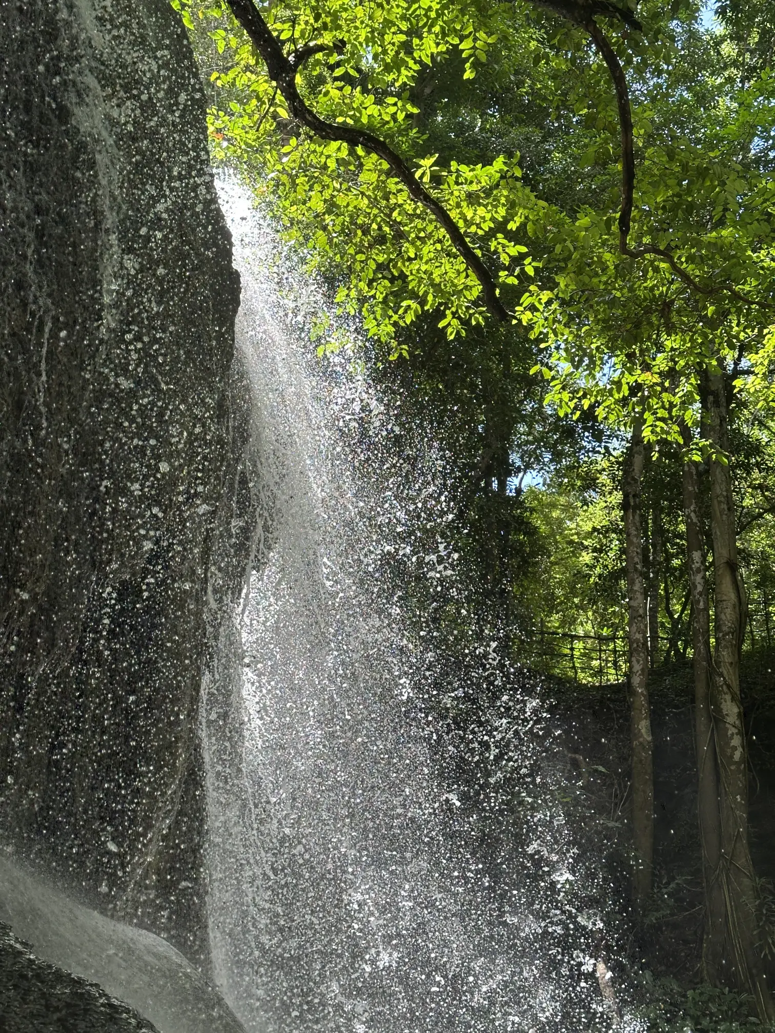 Waterfall close up