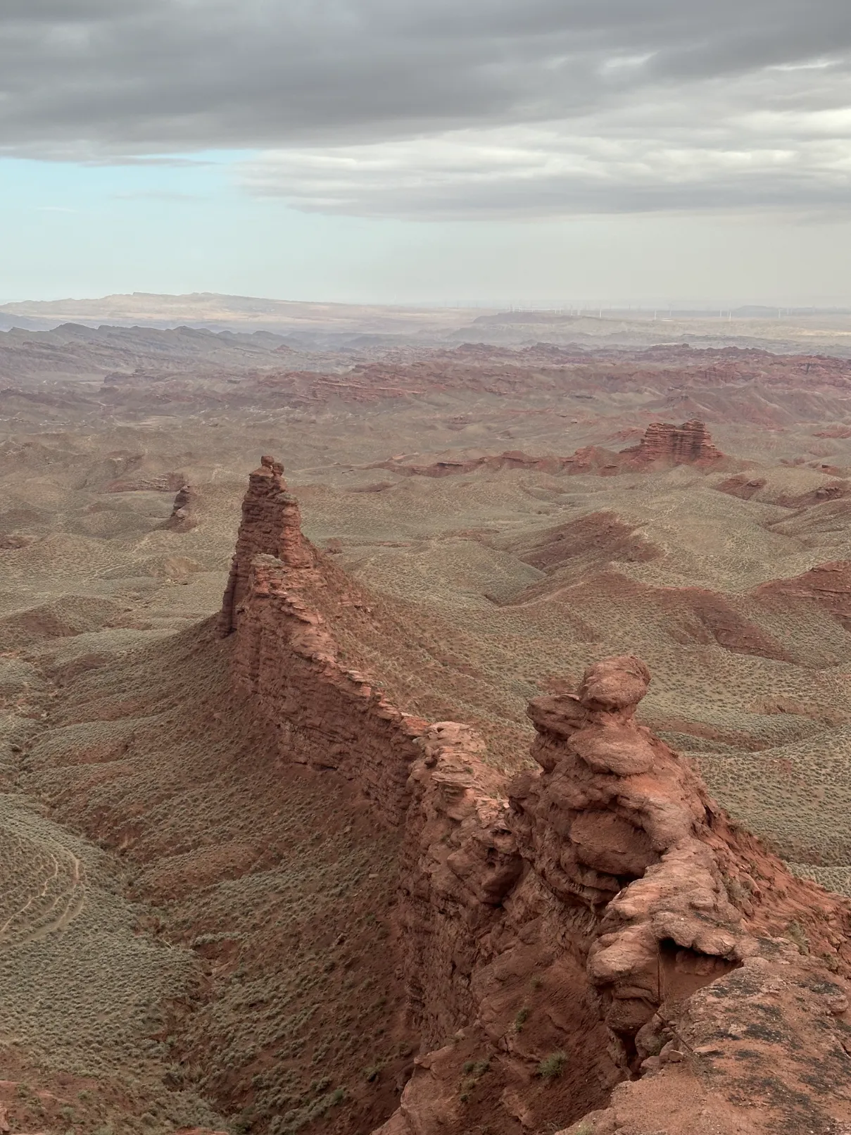 View of the area from a viewpoint
