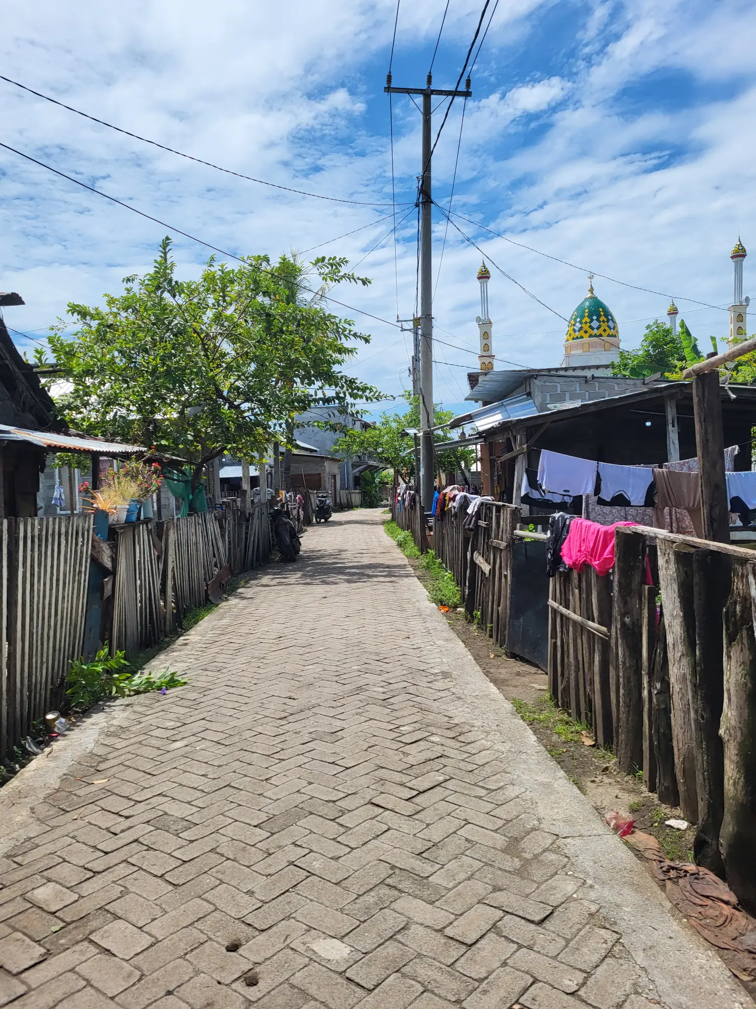 Moyo island city view