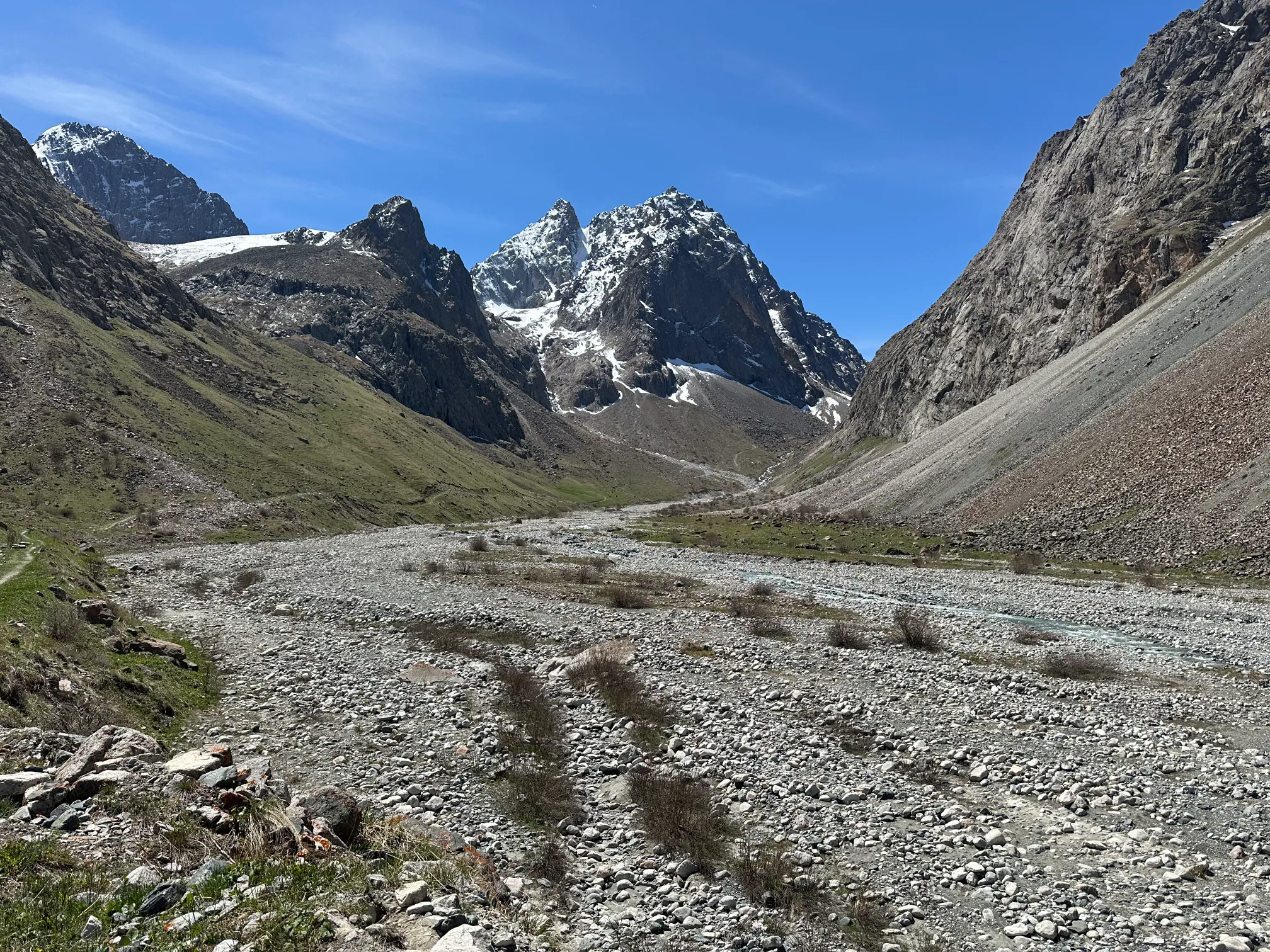 Mountain view with river