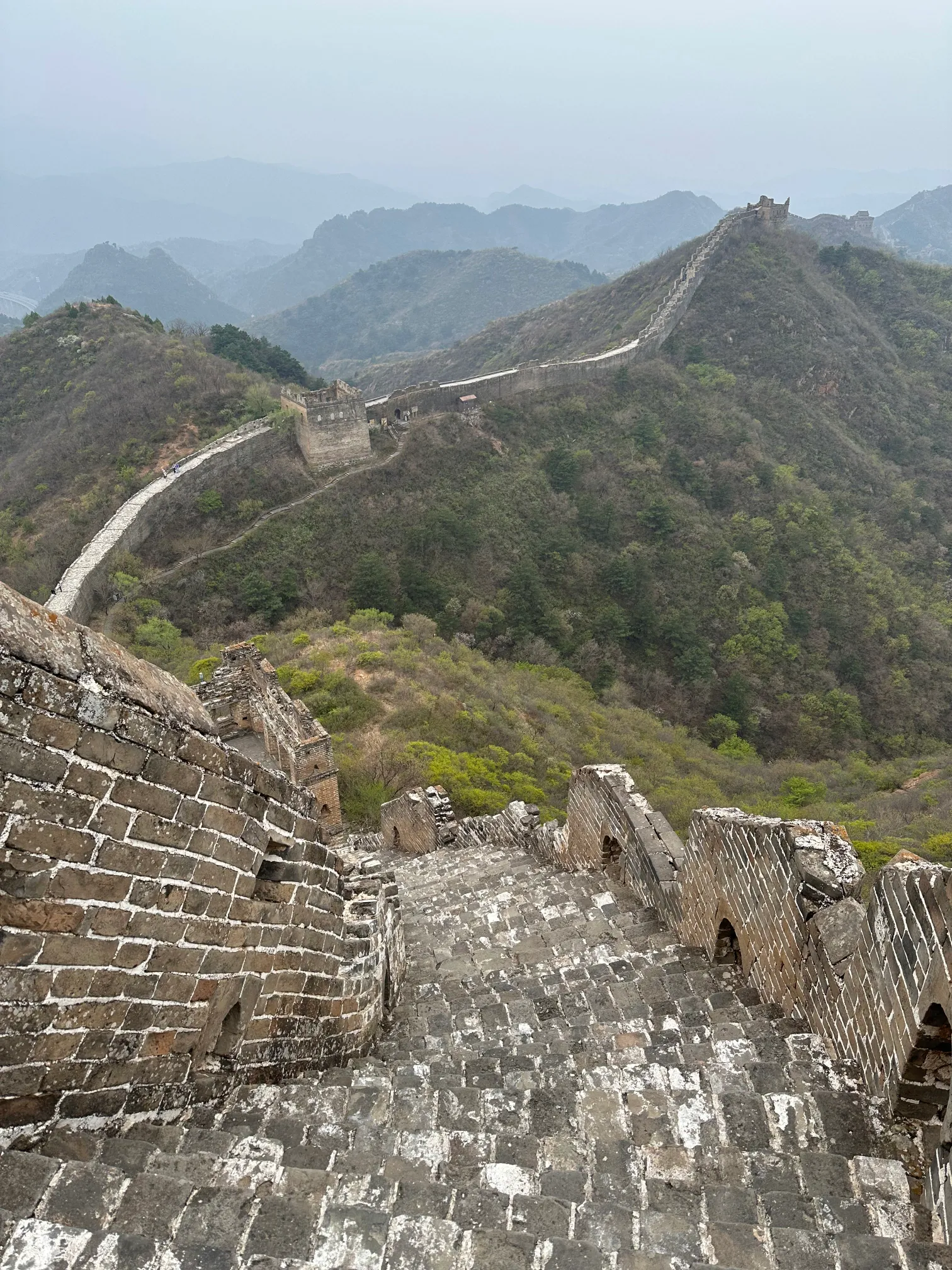 The great wall of china stair
