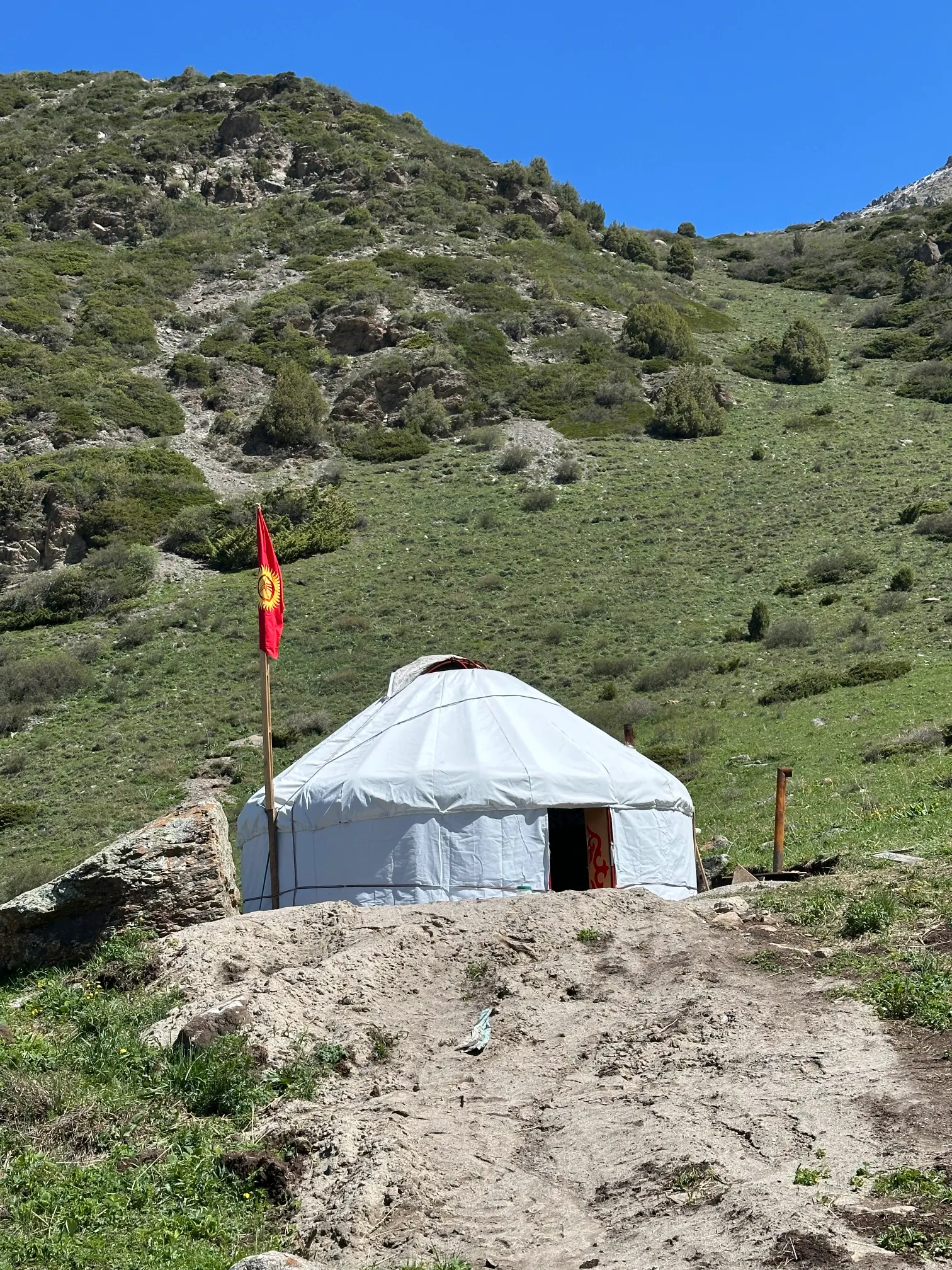 Yurt in the mountains
