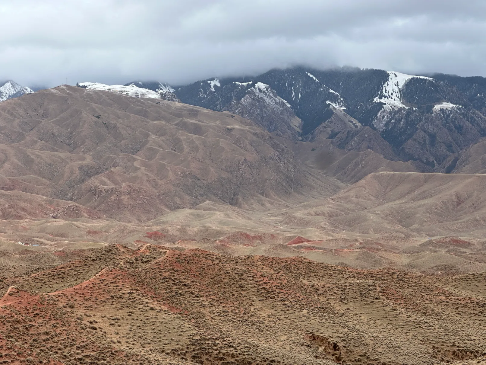 Mountain view from the canyon