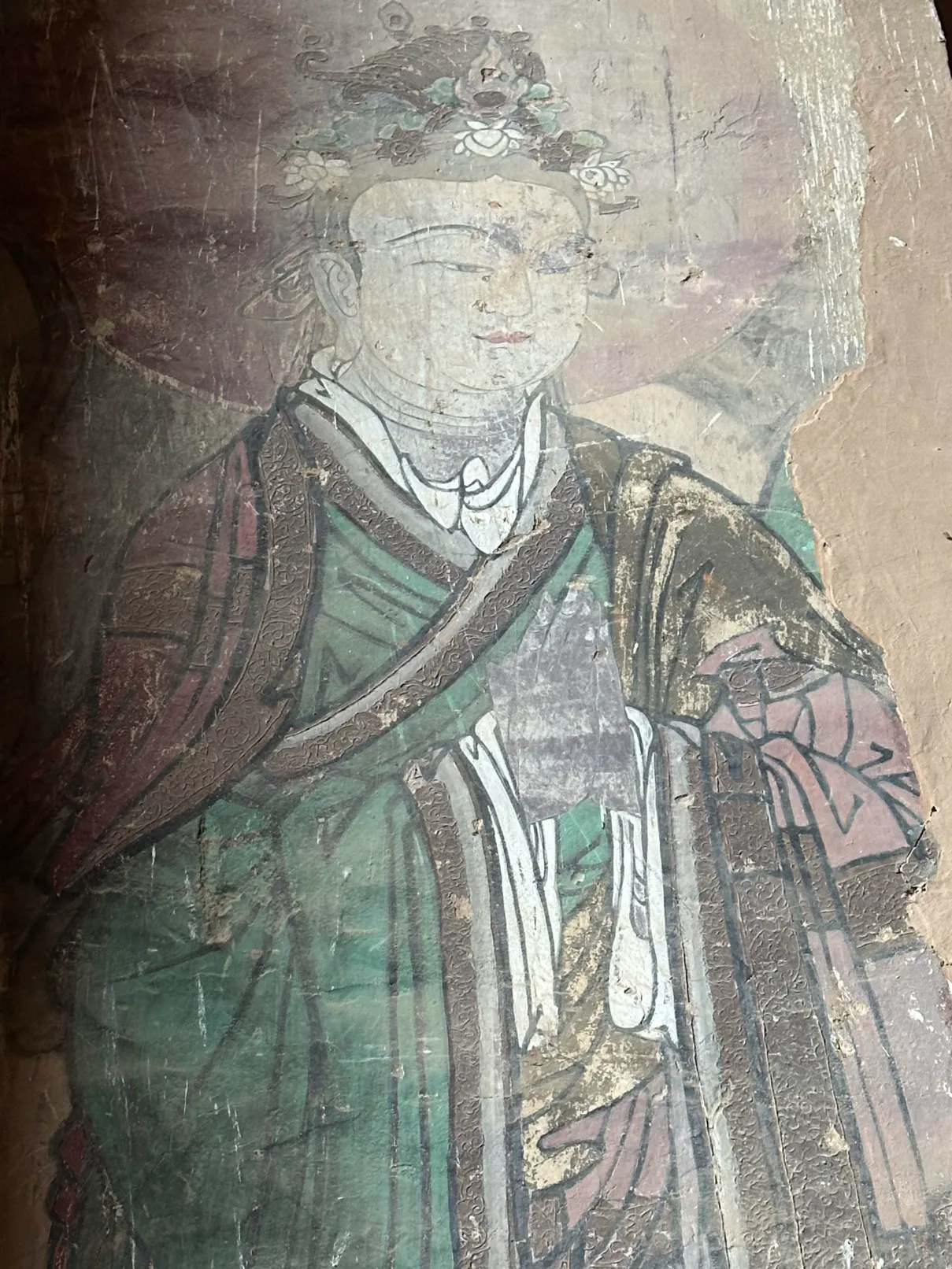 Wall painting in the Mati Horseshoe Temple