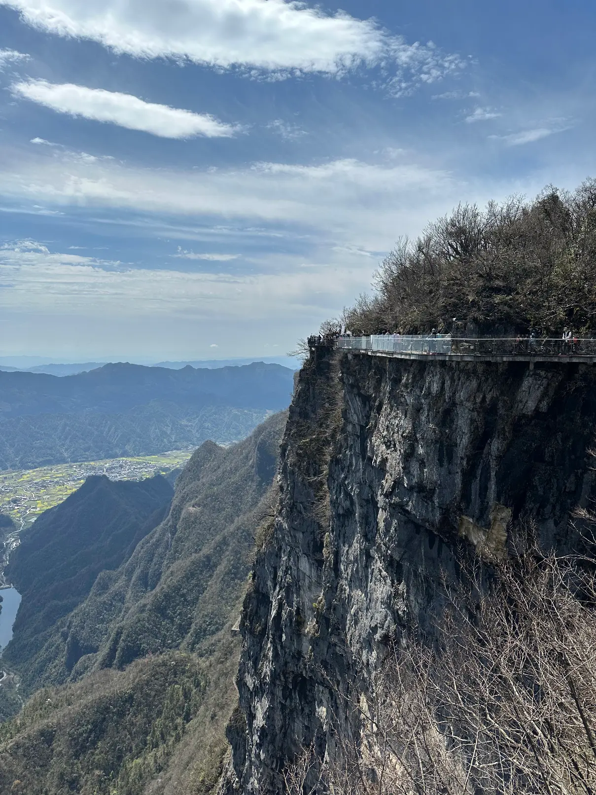 Tianmen  mountain glass path